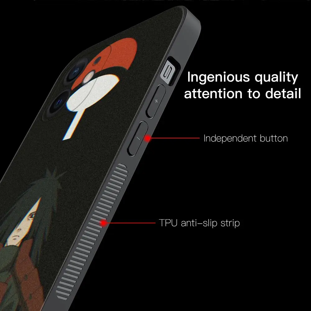 hot anime naruto uzumaki logo case for apple iphone 13 12 11 pro max 13 12 mini xs max xr x 7 8 6 6s plus 5 5s se 2020 shell free global shipping