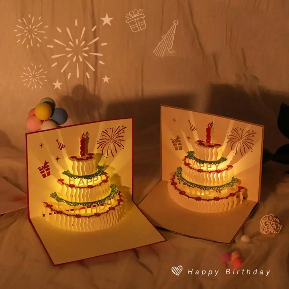 

Good Texture Tear Resistant Cut-out Greeting Card Postcard for Festival