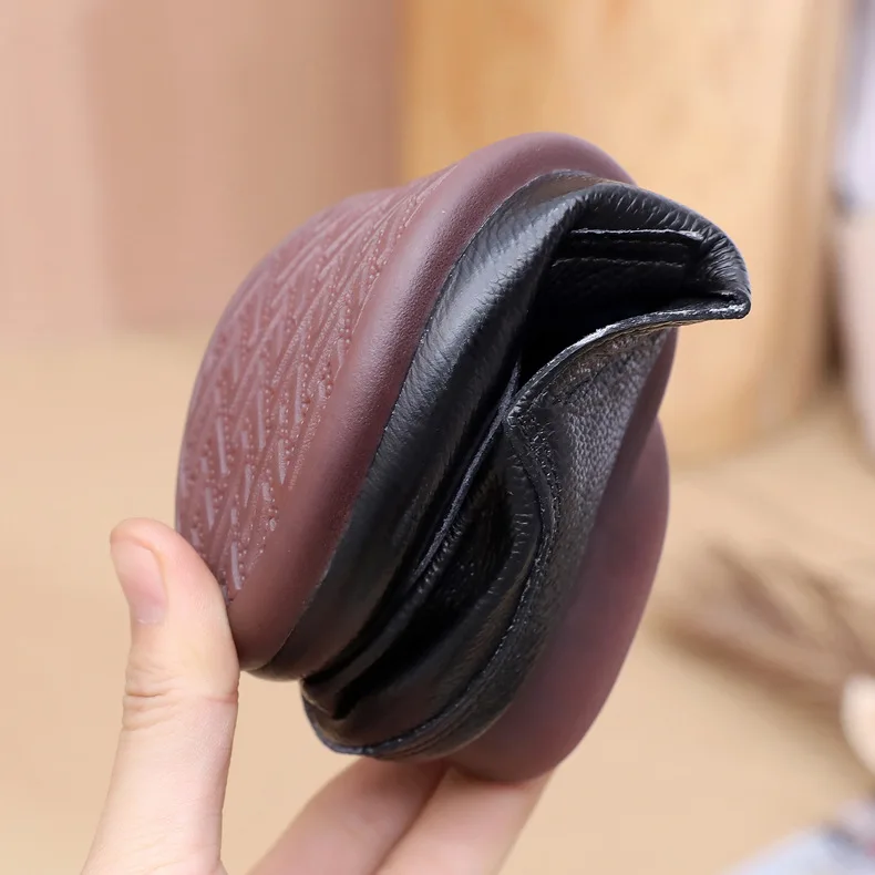 Женская обувь с круглым носком осенние универсальные женские мокасины на