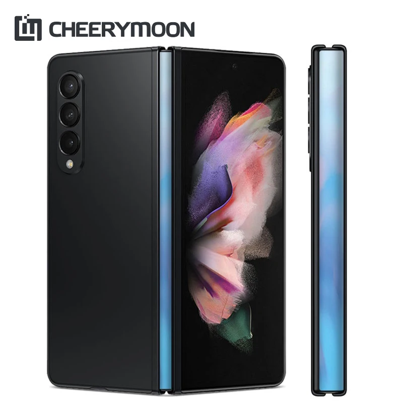 

3M Material Colorful Aurora Frame Film Modified Wrap Skin for Samsung Galaxy Z Fold 4 3 2 5G Cover Protector Side Border Sticker
