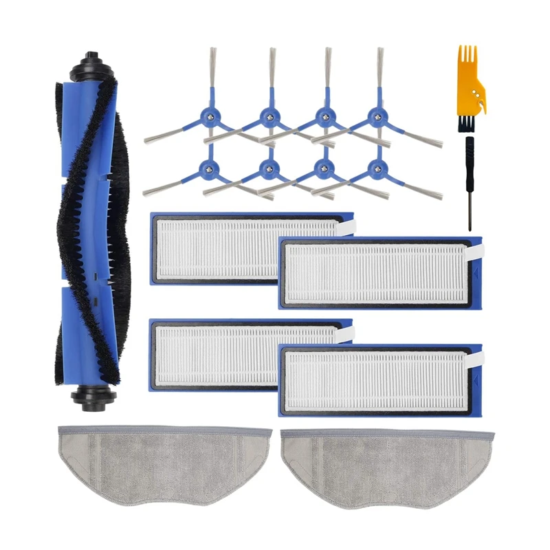

17 Pcs Vacuum Cleaner Accessories Replacement Parts Kit For Eufy Robovac L70 Hybrid Robot Vacuum Cleaner