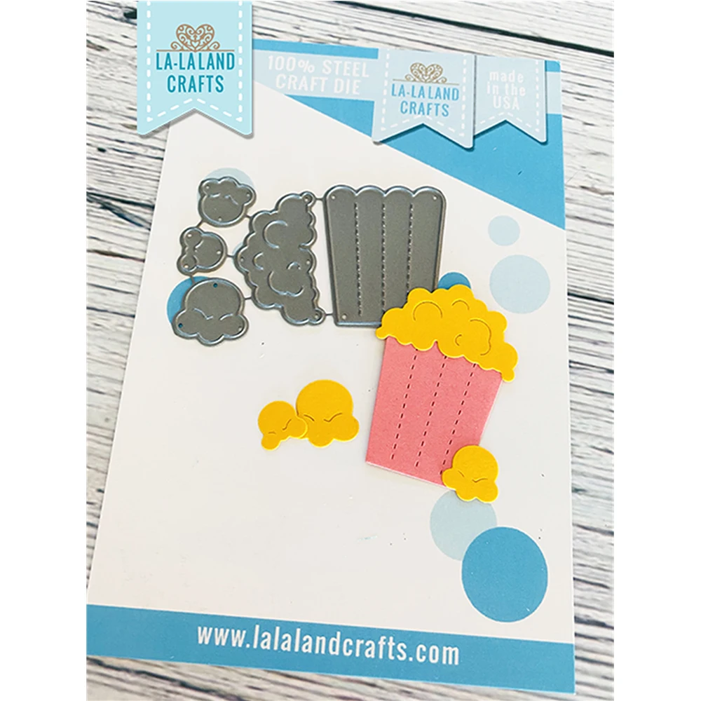 

2022 Newest Hot Sale Popcorn Die Metal Cutting Dies Diy Greeting Card Handmade Craft Molds Scrapbook Decorate Embossing Template