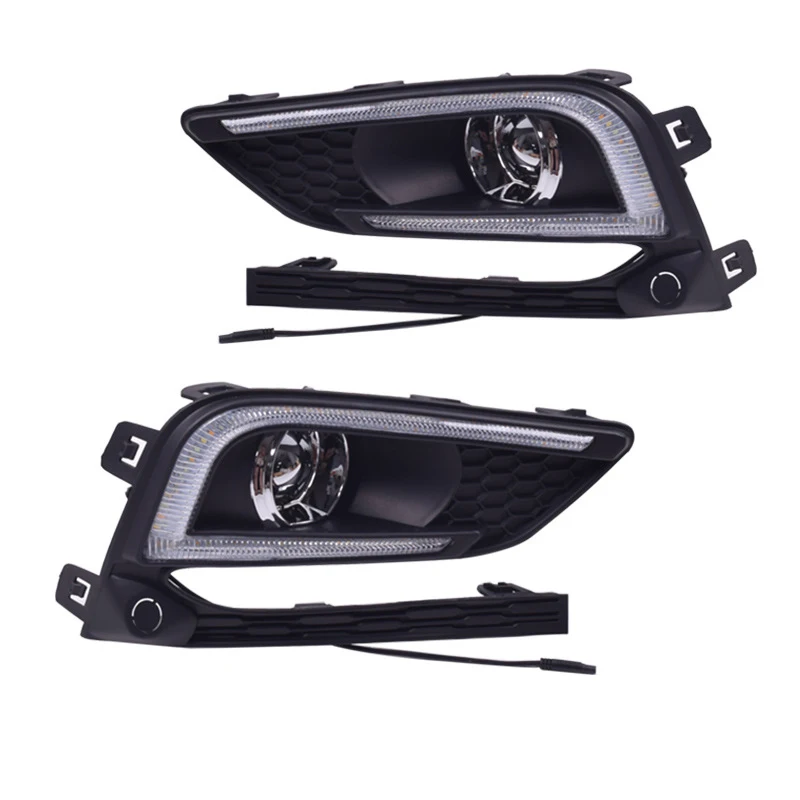 Новый дизайн и реле поворота 12 В Автомобильные светодиодные дневные ходовые огни