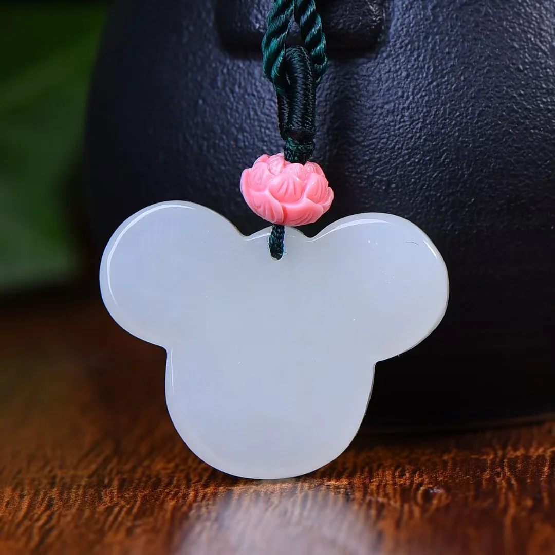 Изысканный кукурузный голова мыши подвеска ювелирные изделия 3241 #