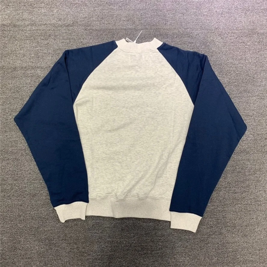 

1966 Sweatshirts Men Woman 1:1 High Quality Patchwork Sleeve Print KAPITAL Kountry Crew Neck Hoodies