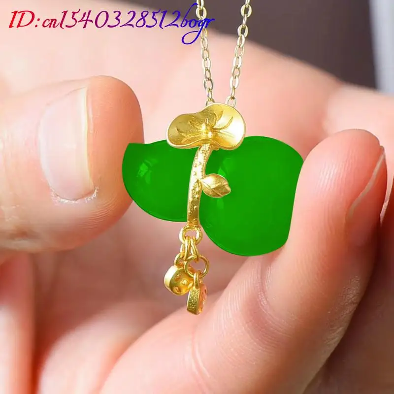 Натуральный нефрит искусственный камень очаровательный позолоченный амулет 18