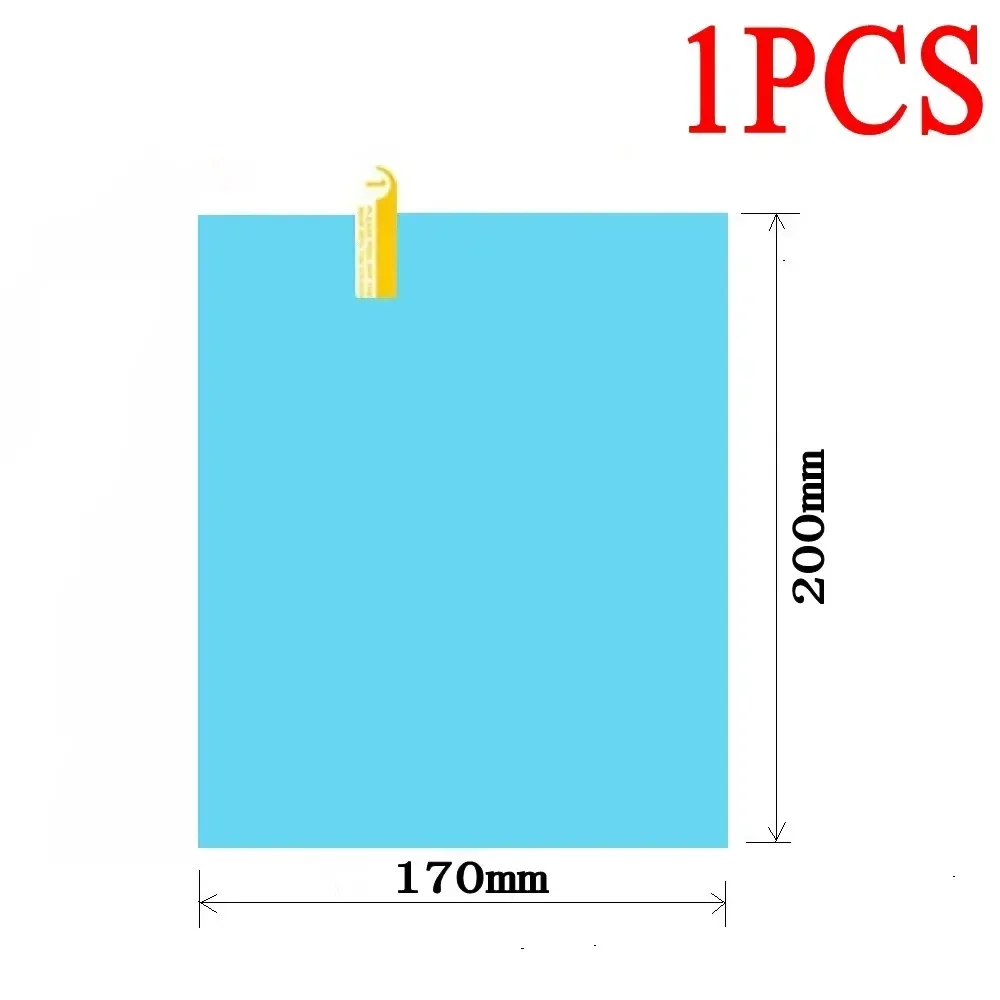 Автомобильная пленка для зеркала заднего вида, непромокаемая прозрачная пленка для бокового окна, 2/1 шт., противотуманная защитная пленка для зеркала на окно, наклейка, автомобильные аксессуары