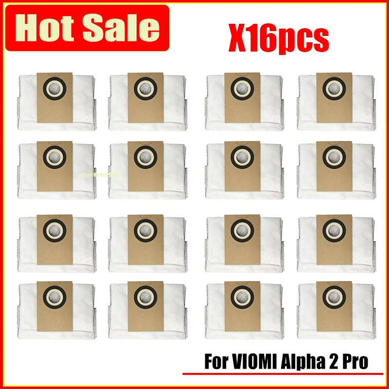 

Large capacity non-woven Dust Bag For Viomi Alpha 2 Pro Robot Vacuum Cleaner Parts Replacement kits for household accessories