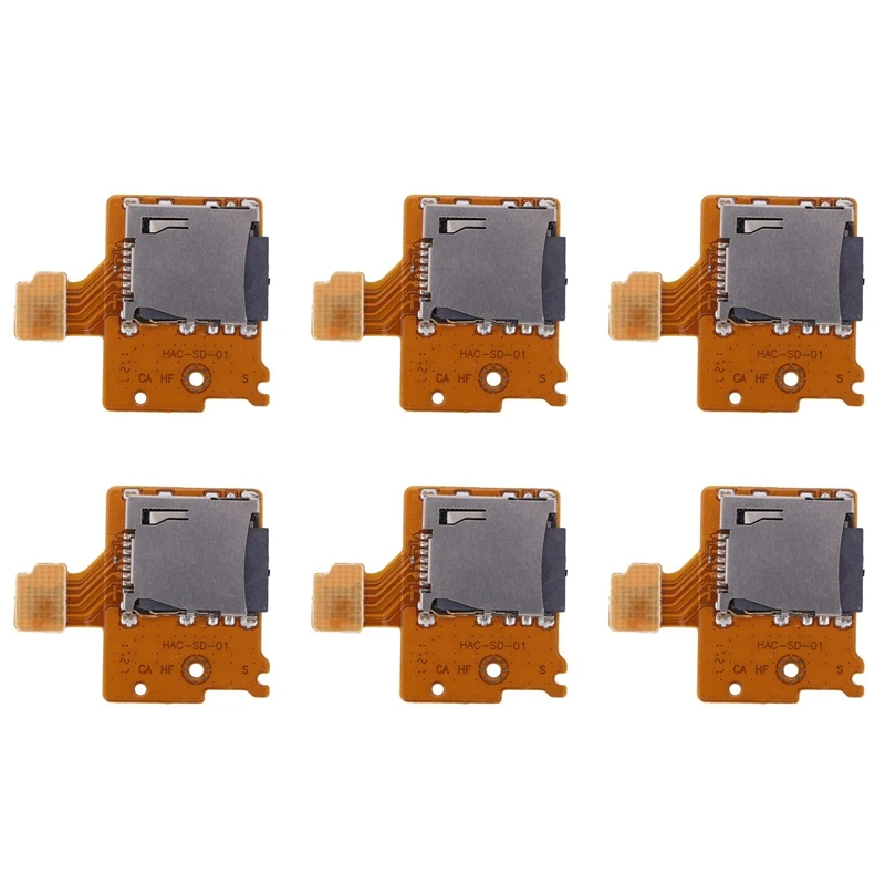 

6 шт., запасная плата Micro-SD TF для игровой консоли Nintendo Switch
