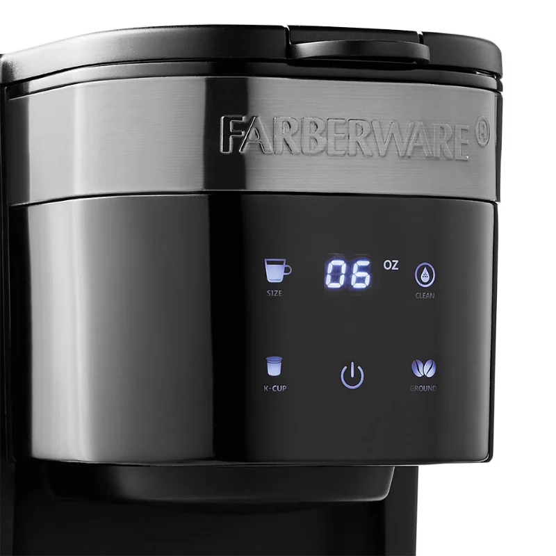 Farberware Touch Single Serve Coffee Maker , Black Color ghadstore