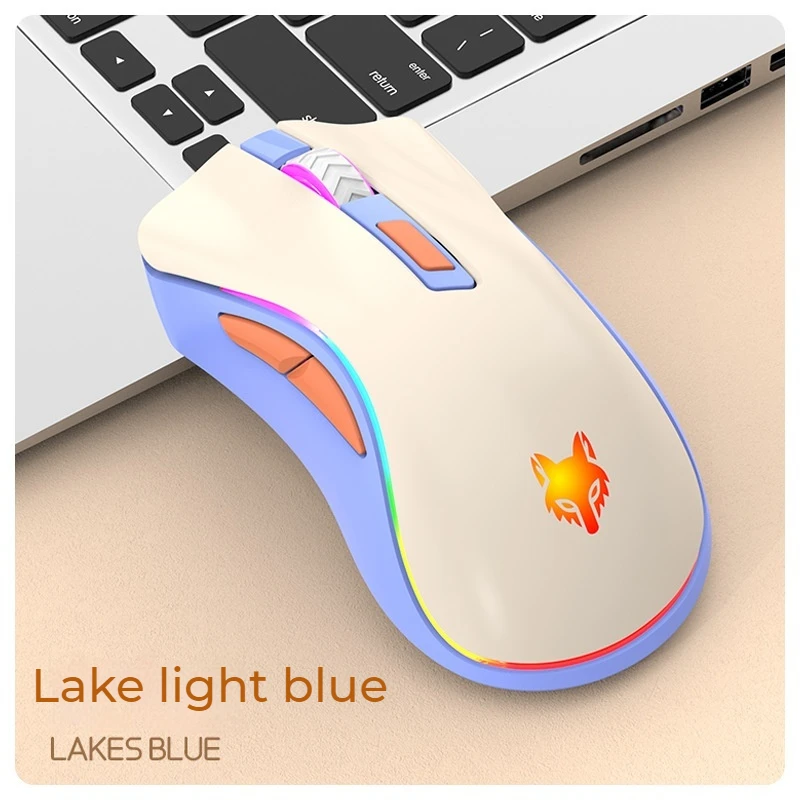 Беспроводная Механическая мышь XUNFOX Xyh52 2 4 ГГц игровая Rgb эргономичная с 10