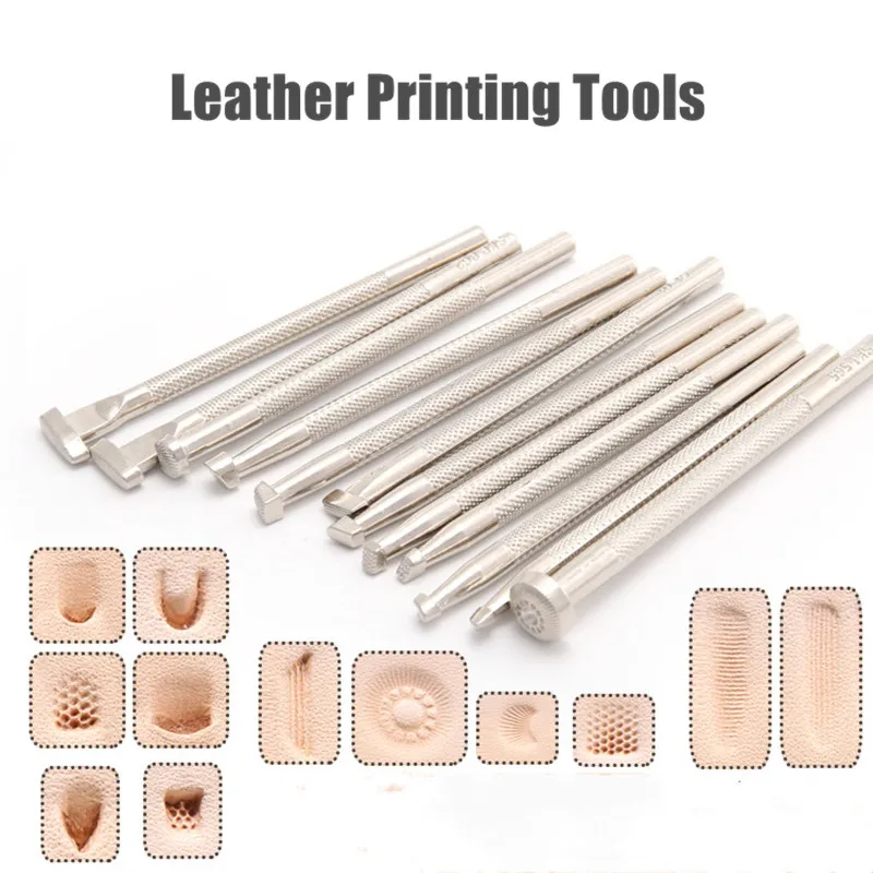 

DIY Leather Working Saddle Making Tools Carving Leather Craft Stamps 1Pcs Stamping Embossing Mold