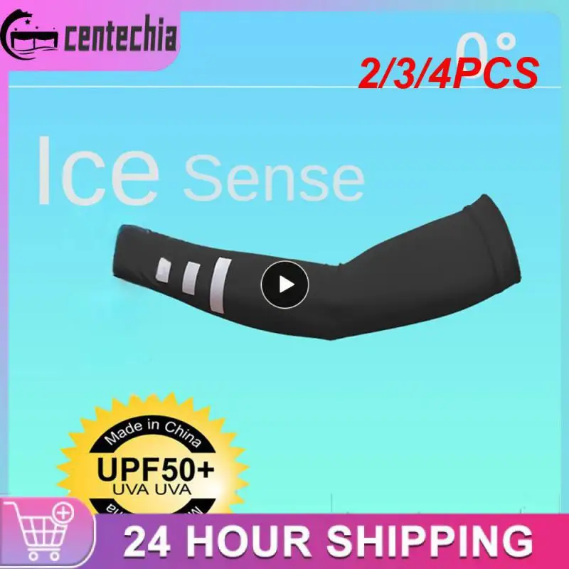

2/3/4PCS Effective Sun Protection Cool And Breathable Cycling Sleeve Reinforce Finger Holes To Prevent Openings Fishing Sleeve