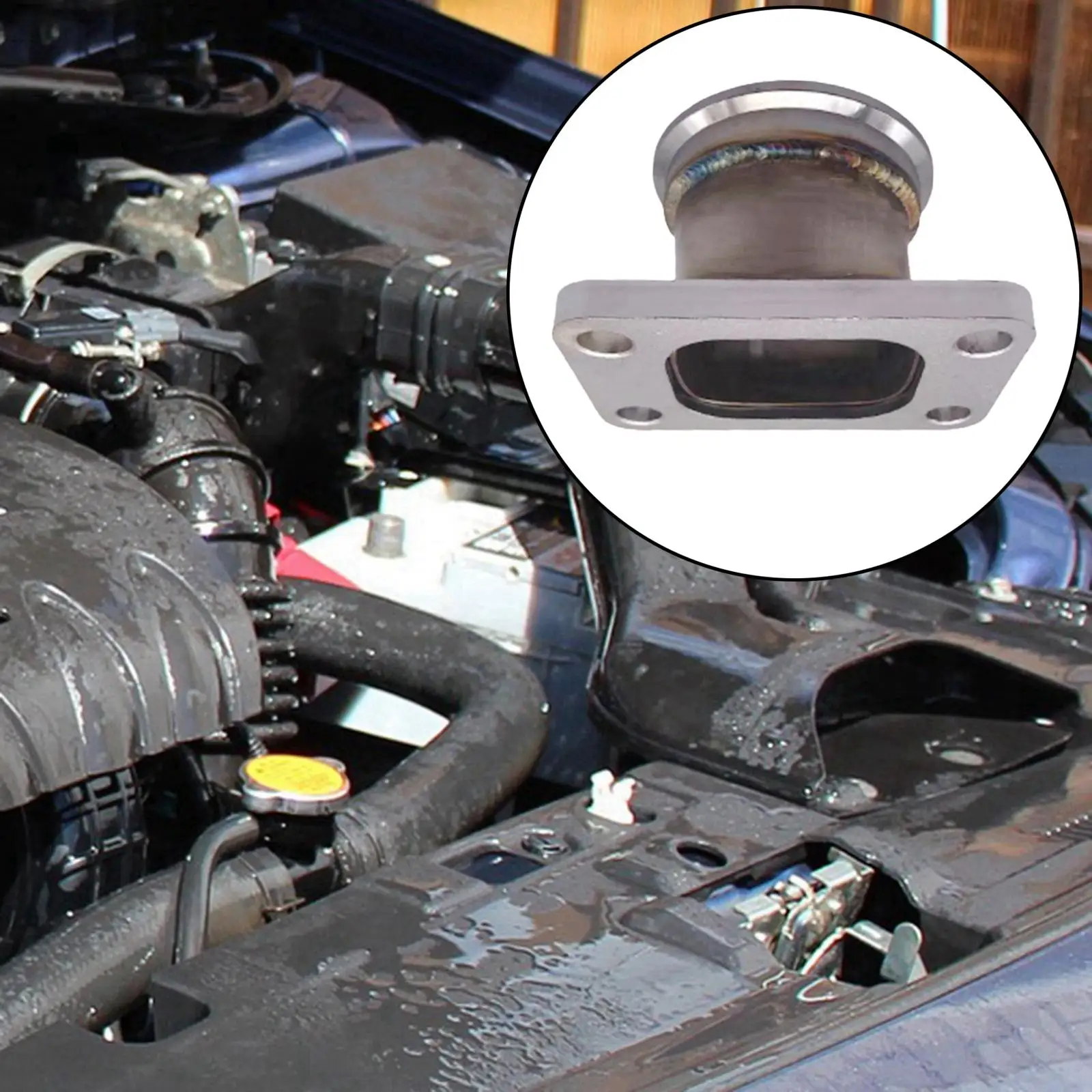 Фланцевый адаптер T3 с V-образным диапазоном 2 5 дюйма 4 болта стабильная