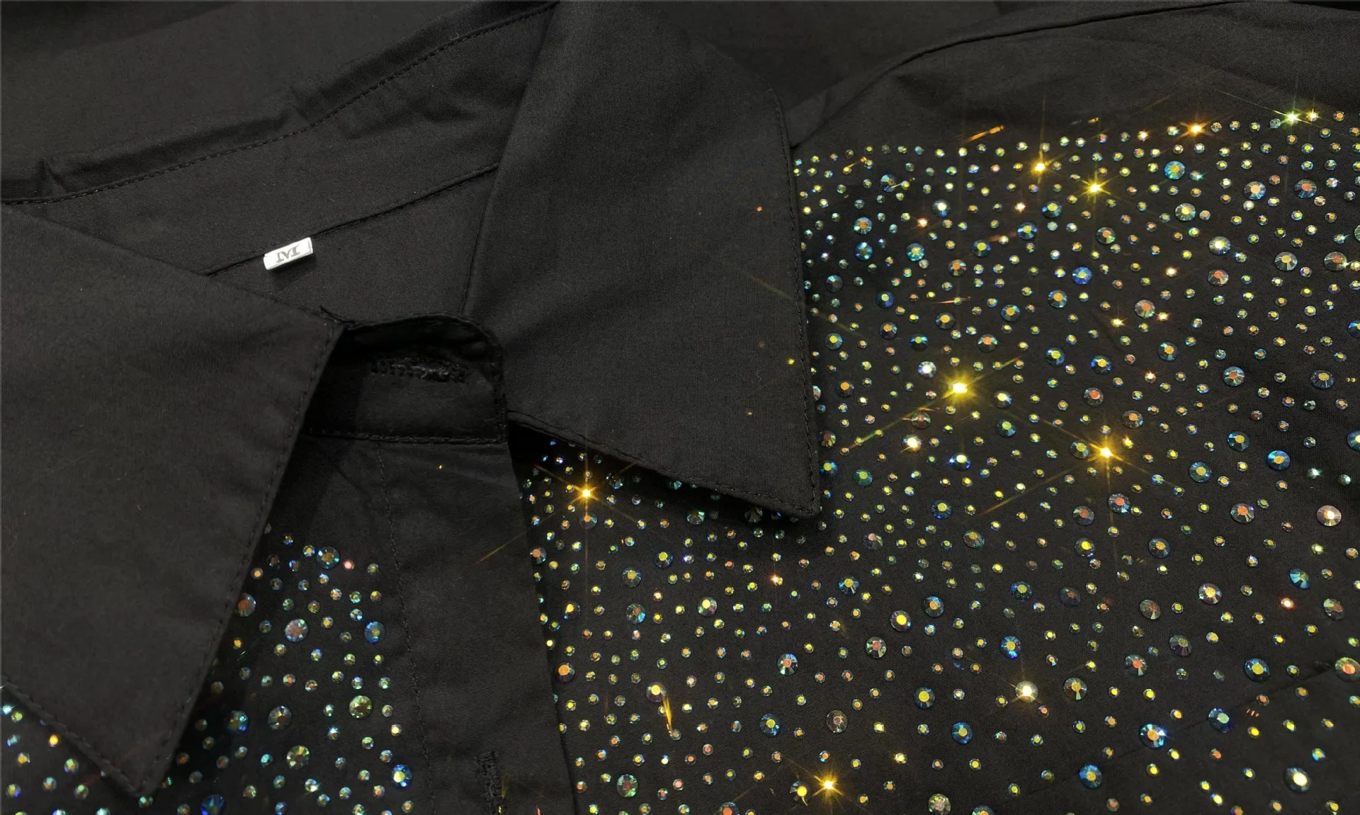 Новинка 2024 Весенняя тяжелая работа популярная рубашка с отложным воротником и