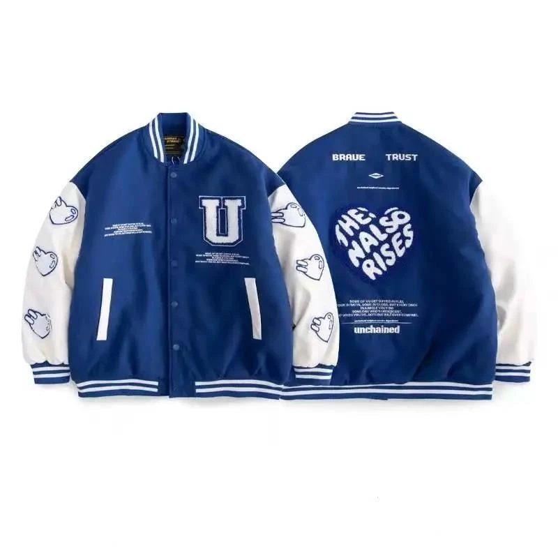 

2022 Hiphop Goth Varsity Bomber Cyber Y2k Autumn Jacket Spring Baseball Basic Jaket Techwear Cardigan For Women Coat Couple