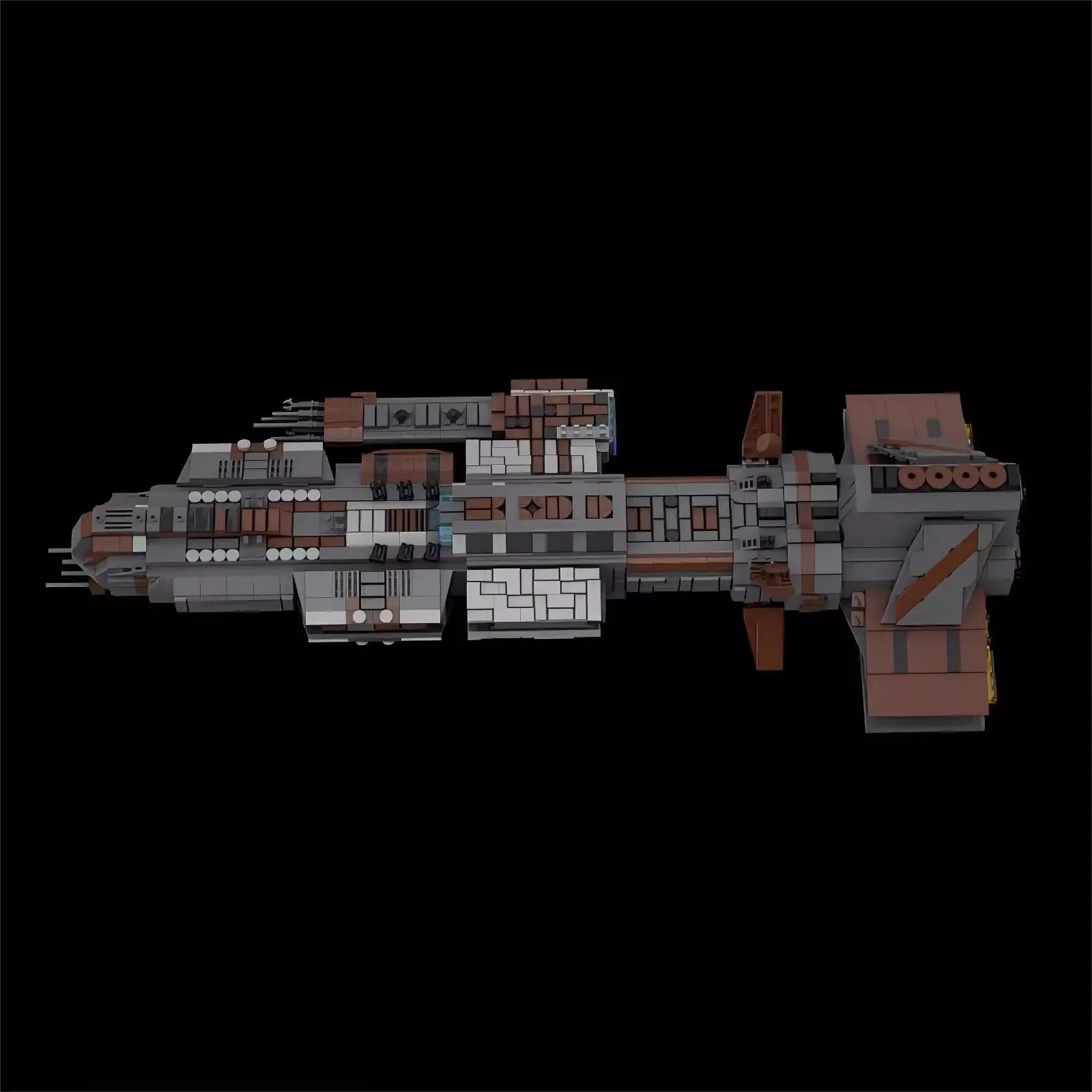 Bricklink Star Movie Космический корабль Звездные врата Атлантида Латеран Аврора-класс