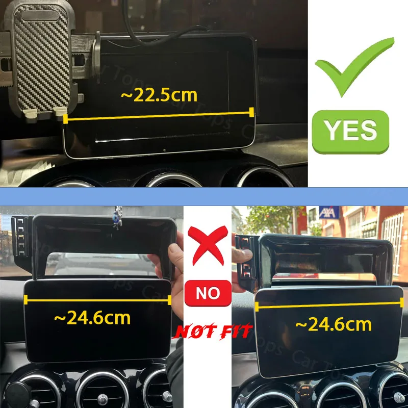 Автомобильный держатель для экрана Mercedes-Benz C-Class W205 2015 ~ 2018