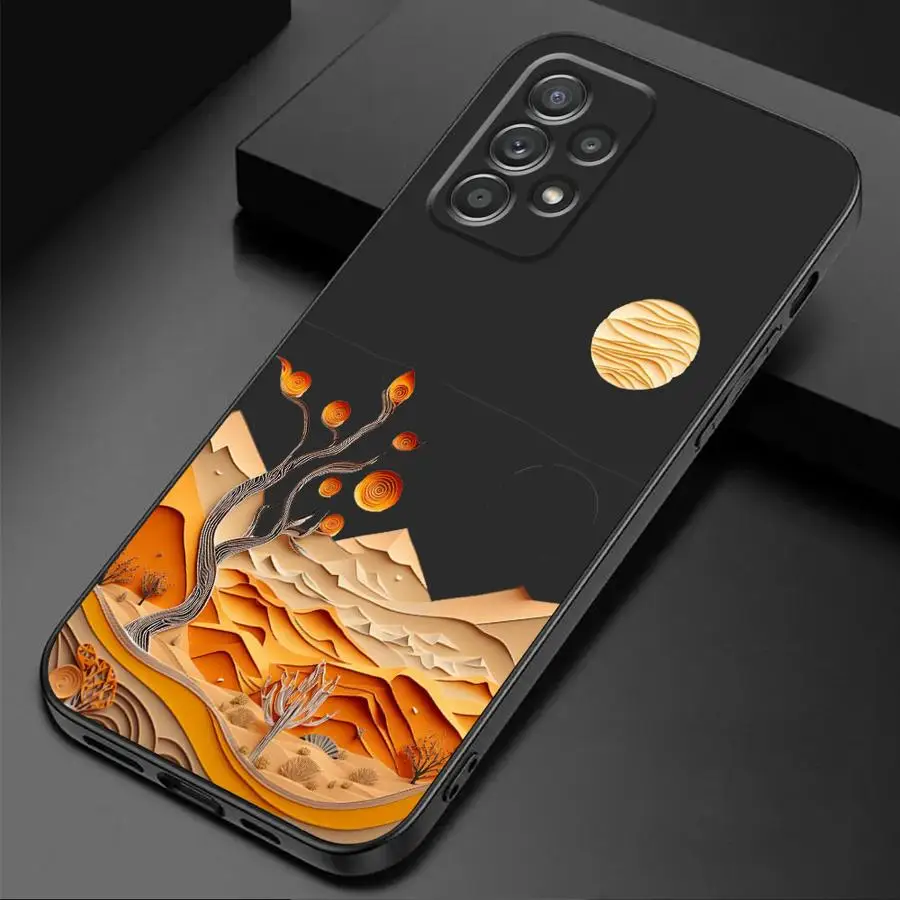 Summer Sky Suspension phone Case for Samsung A51 A52 A71 A72 4G 5G A52s A53 A54 A55 A73 A21s A31 A41 A16 A50 A50s A70 A70s