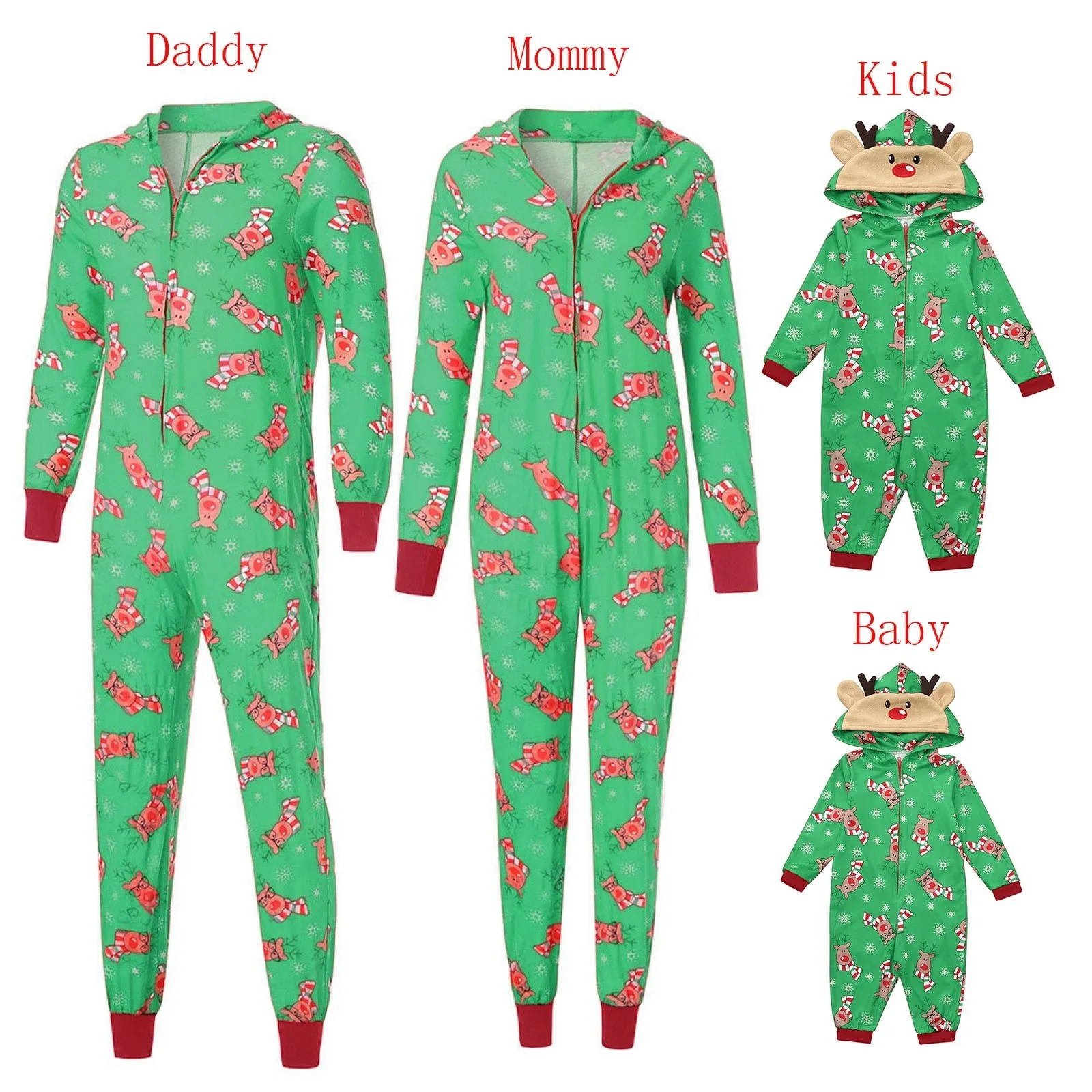 

Christmas Women Mommy Printed Top+Pants Family Matching Winter Warm Pajamas Set Ropa De Mujer Barata Y EnvíO Gratis Ofertas