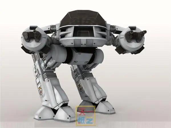 Механический воин ED2093D Бумажная модель сделай сам ручной курс для создания