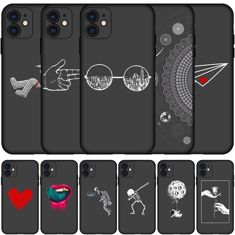 Мягкий силиконовый чехол Jurchen для Xiaomi совместим с моделями redmi 10 9 8 7 6 5 Plus Pro 5A 6a 7a 8a