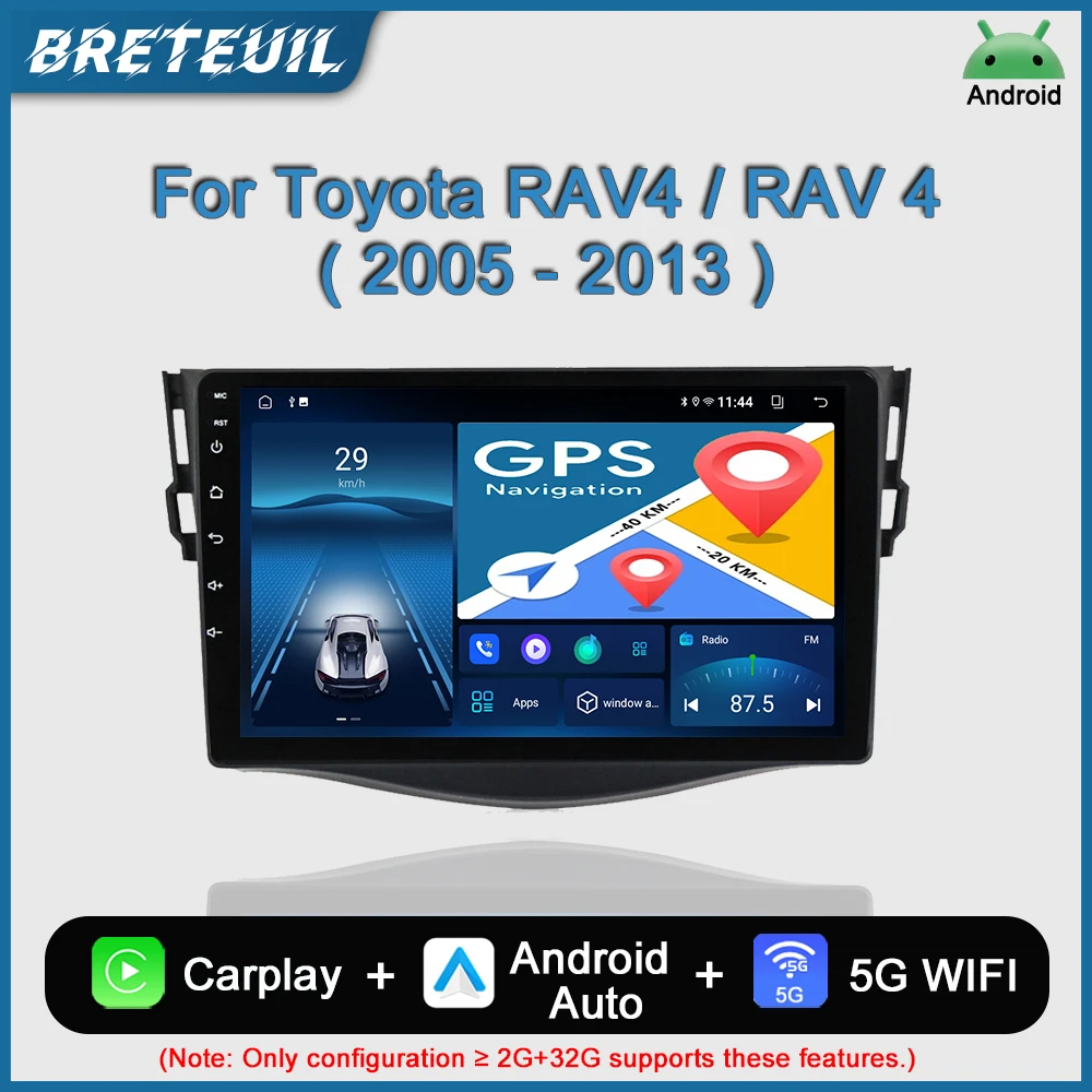 Автомагнитола для Toyota Rav 4 RAV4 2005 2006 2007 2008 2009 2010 2011 2012 2013 Android мультимедийный плеер