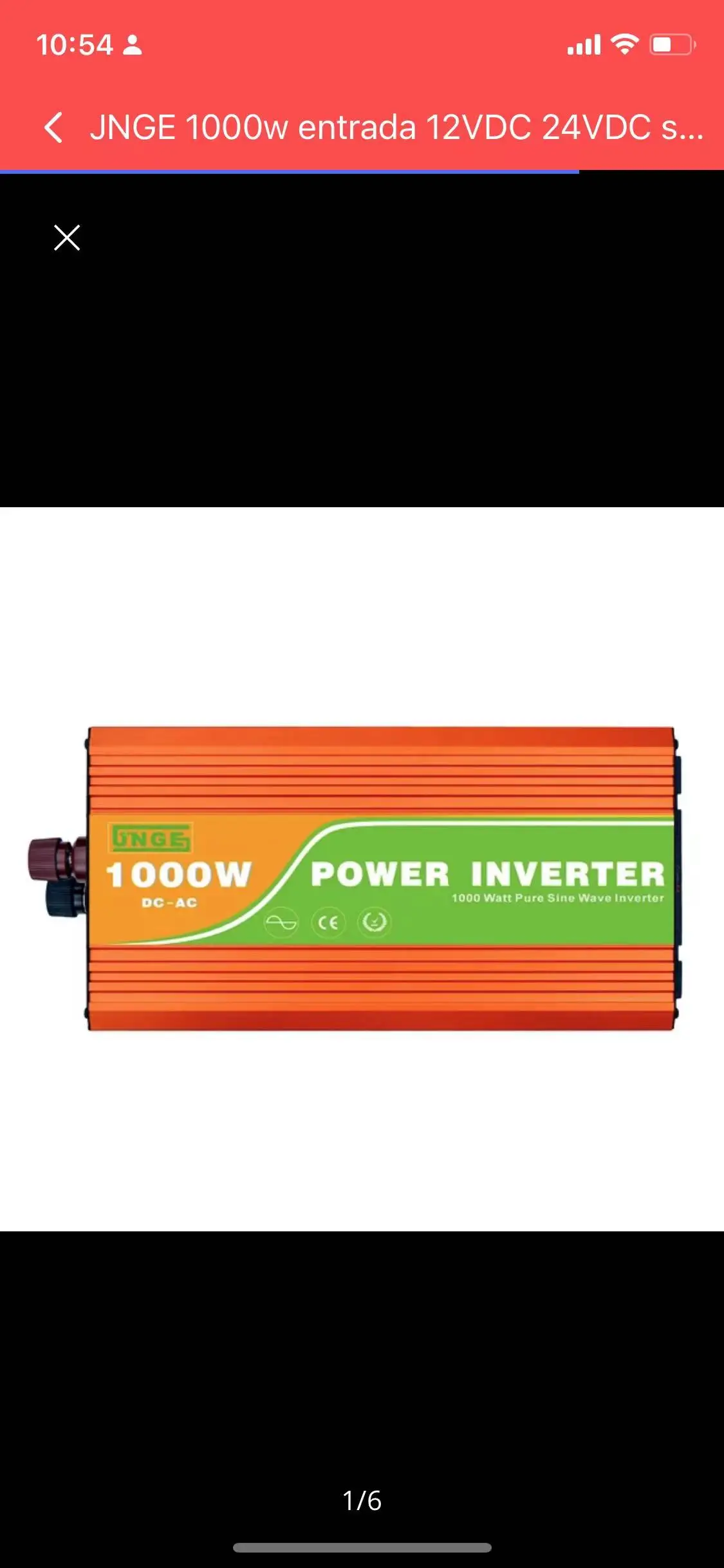 

Inversor 24 В, 127 в постоянного тока, 60 Гц 2000 Вт