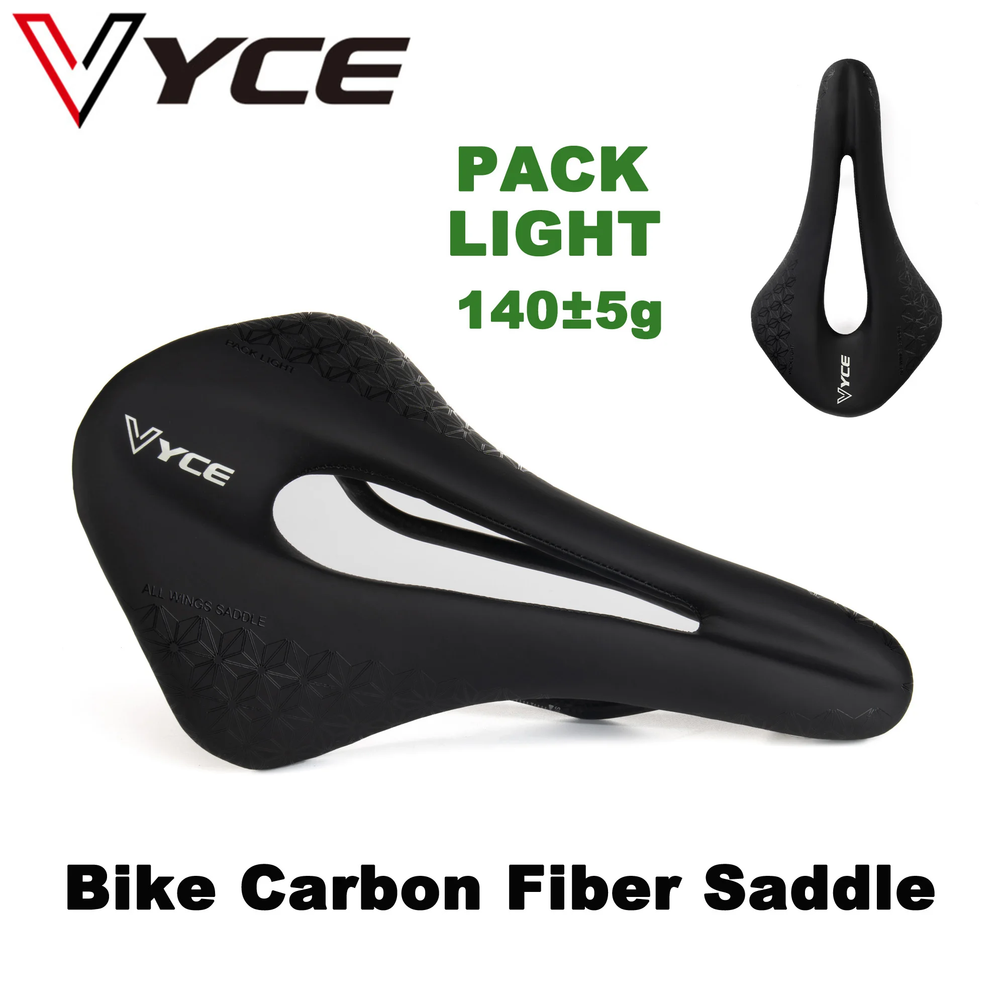 

VYCE Mountain Road Bicycle Saddle Carbon Rails Bike Seat Cushion Ultralight MTB Bike Seats Cycling Saddle Parts