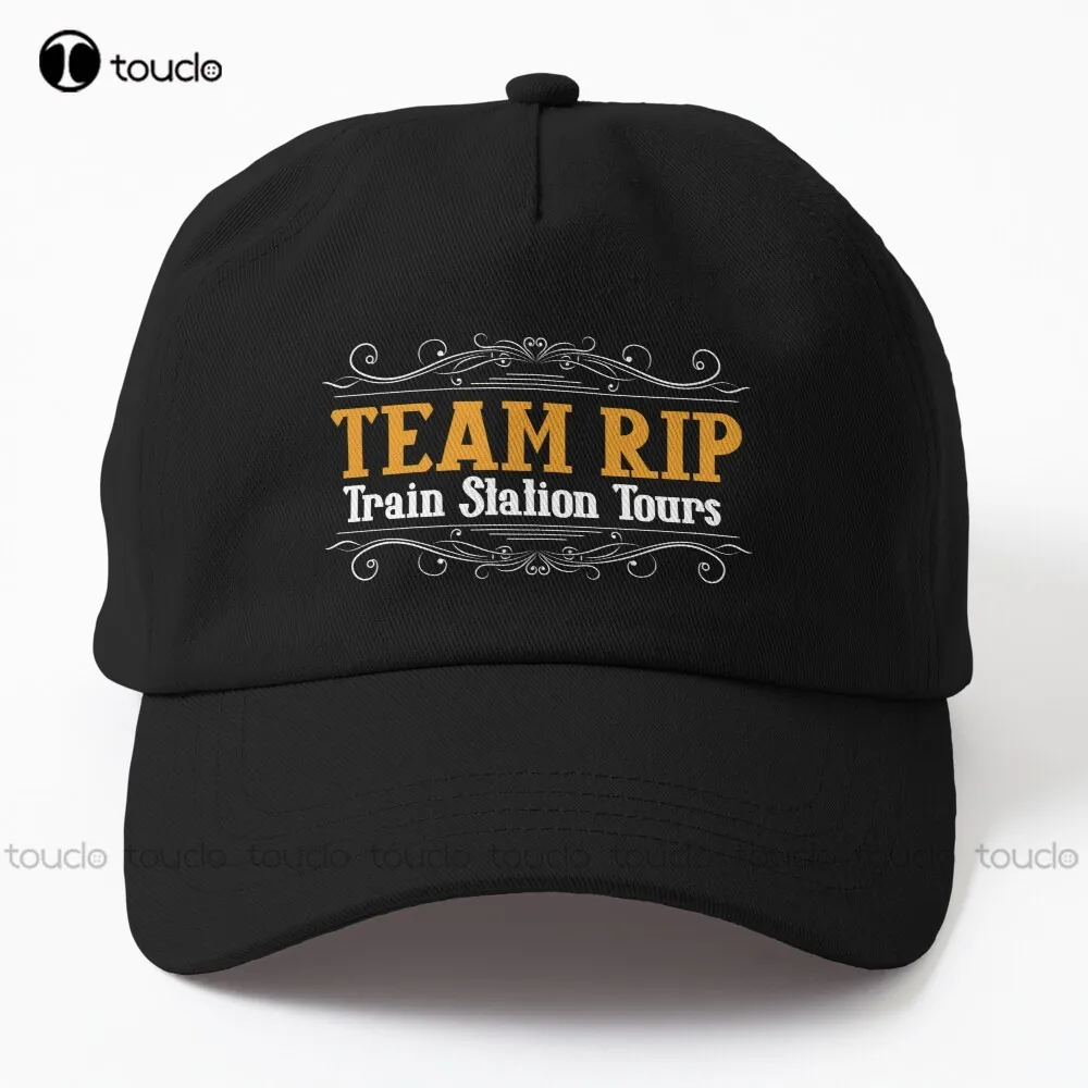 Vintage Team Rip Train Station Tours Retro Gifts Railroad Lovers Gift  Dad Hat Trucker Hats Outdoor Cotton Cap Sun Hats Harajuku