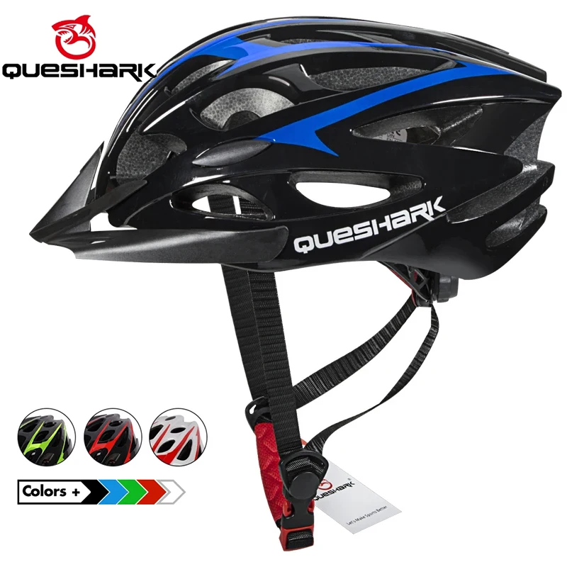 

Шлем QUESHARK для взрослых, Сверхлегкий велосипедный шлем MTB, шоссейный велосипед, для езды на мотоцикле, вентилируемая, безопасная Кепка с солнцезащитным козырьком