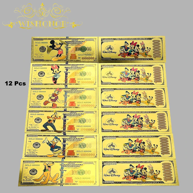 

Top Selling Products All Styles Nice Japan Anime Banknote Sets Anime Plastic Card in 24k Gold Plated For Collection