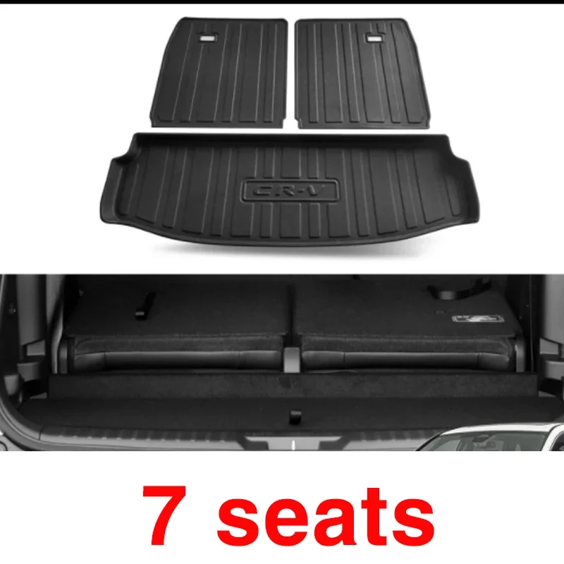 

Автомобильные коврики для багажника Honda CR V CRV CR-V Breeze 7 мест RS MK6 2023 2024 2025 Автомобильный багажник задние противогрязные подкладки аксессуары