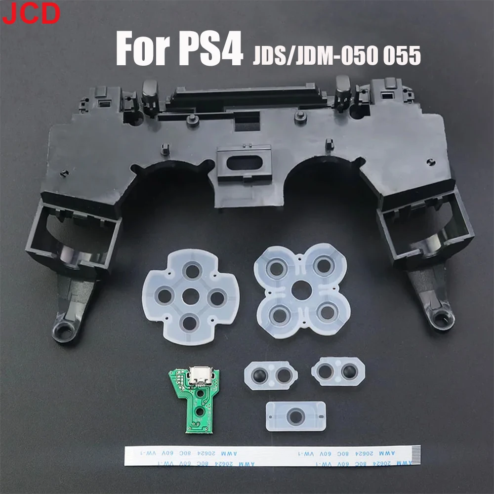 Ручка Игрового Контроллера Jcd Для Ps4 5.0 Jdm 050/055 С Usb-портом Зарядки 12 Контактов