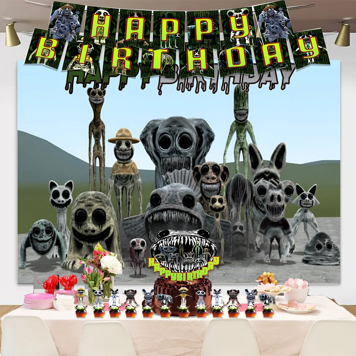 Umi Zoonomaly принадлежности для дня рождения декоративные мотузные животные