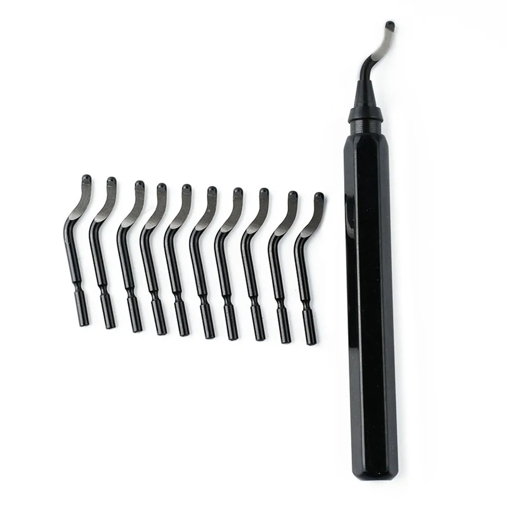 

Hand Burr Trimming Knife RB1000 Handle Deburr Blade Set Plastic Wood Deburring Tool Rotary Deburr Cutting Rough Edge Remover