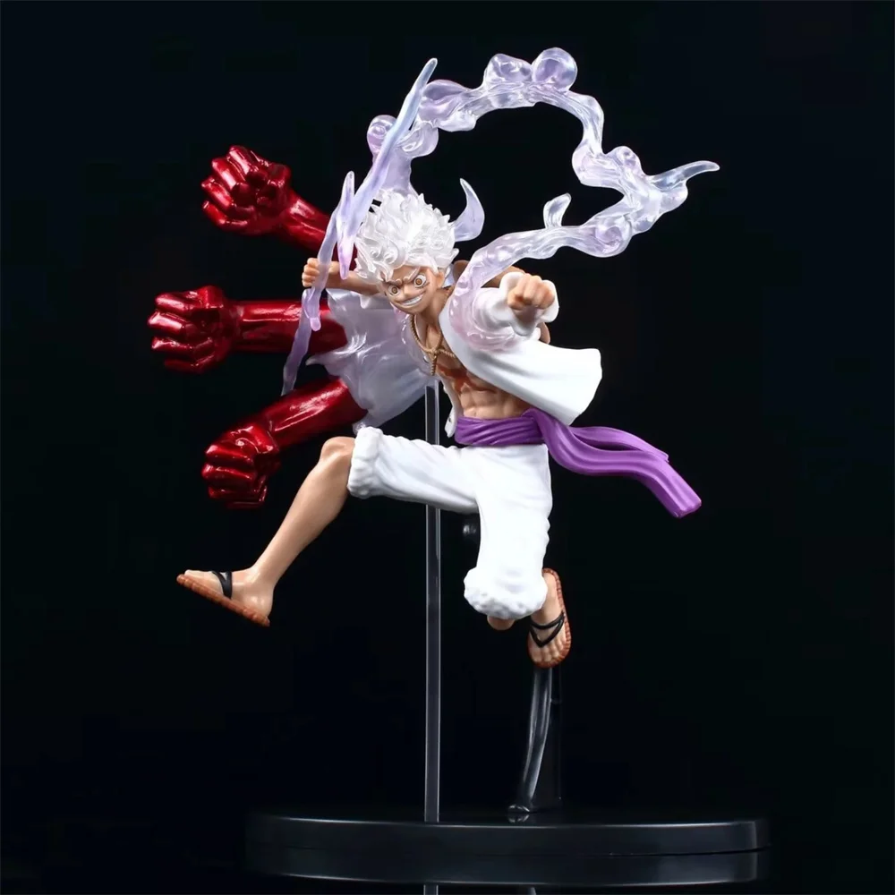 

Аниме One Piece Monkey D Luffy Five File Sun God Fighting, ПВХ экшн-фигурка, Коллекционная модель, кукла, игрушка 23 см