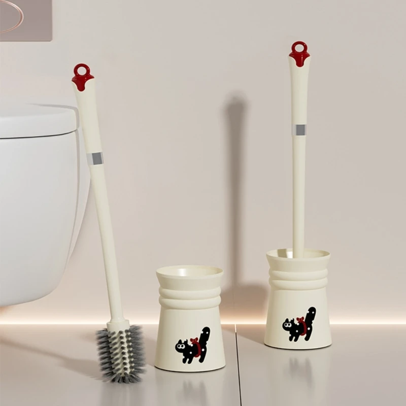 Эргономичная щетка для чистки унитаза современный аксессуар ванной комнаты