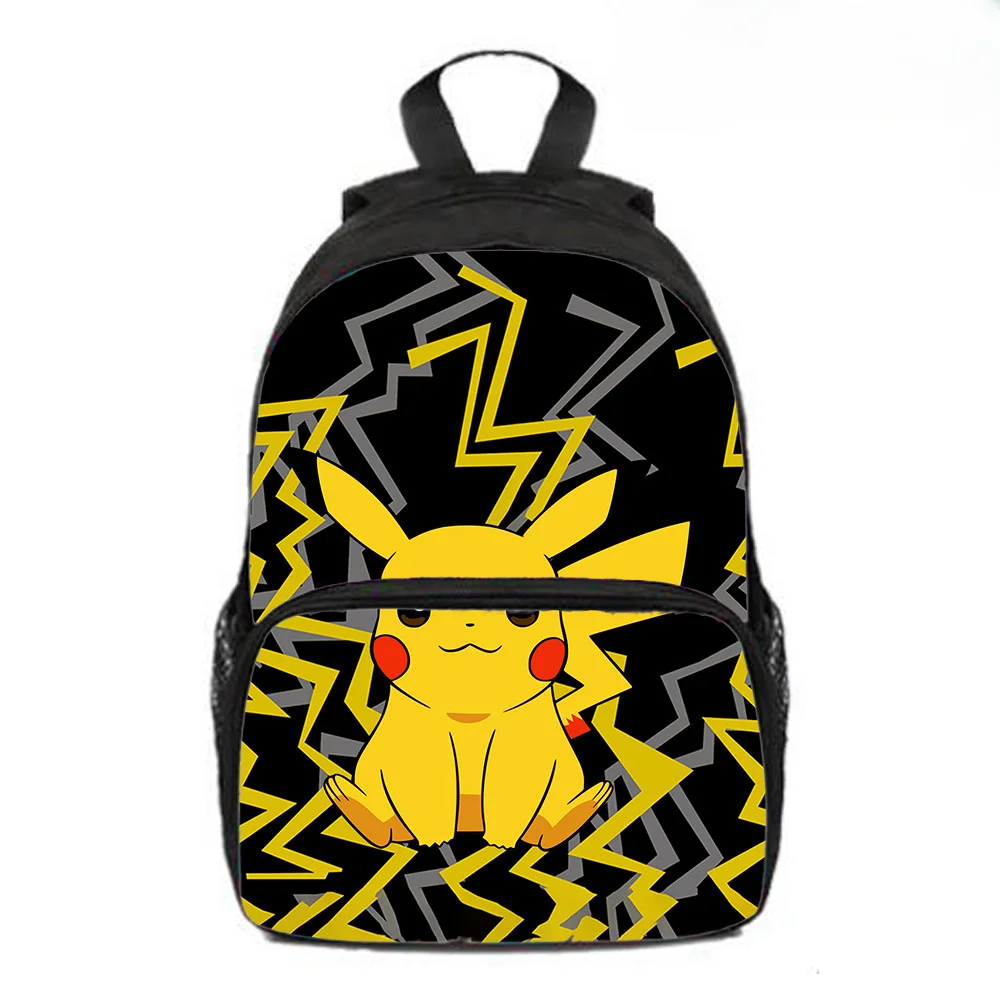 

Pikachu Pokémon Pokemon School Bag Backpack Elementary School Kindergarten Backpack Children Large Capacity Zipper Bag Gifts