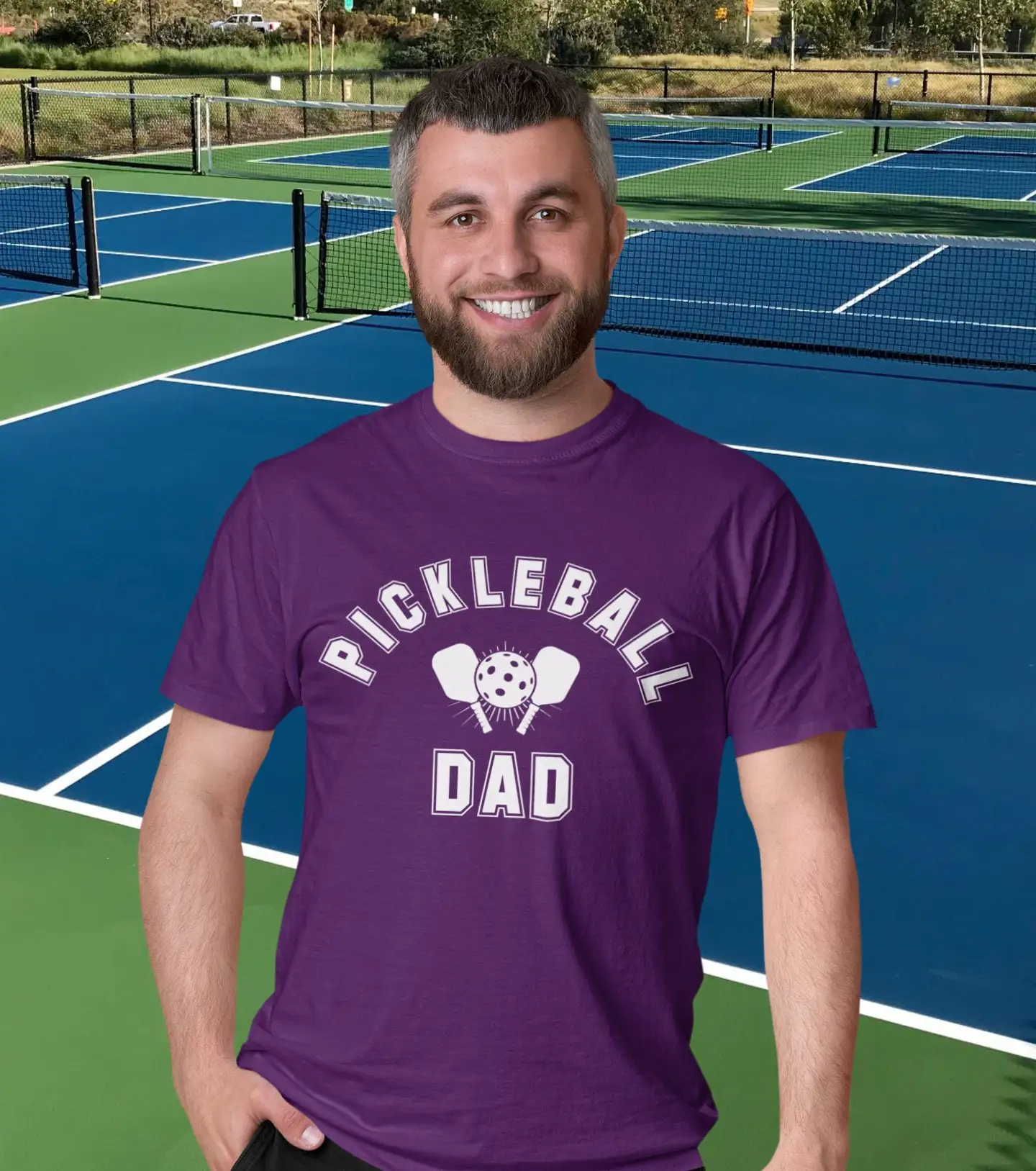 Пиклбол папа футболка s фитнес для мужчин лопатки TH1080