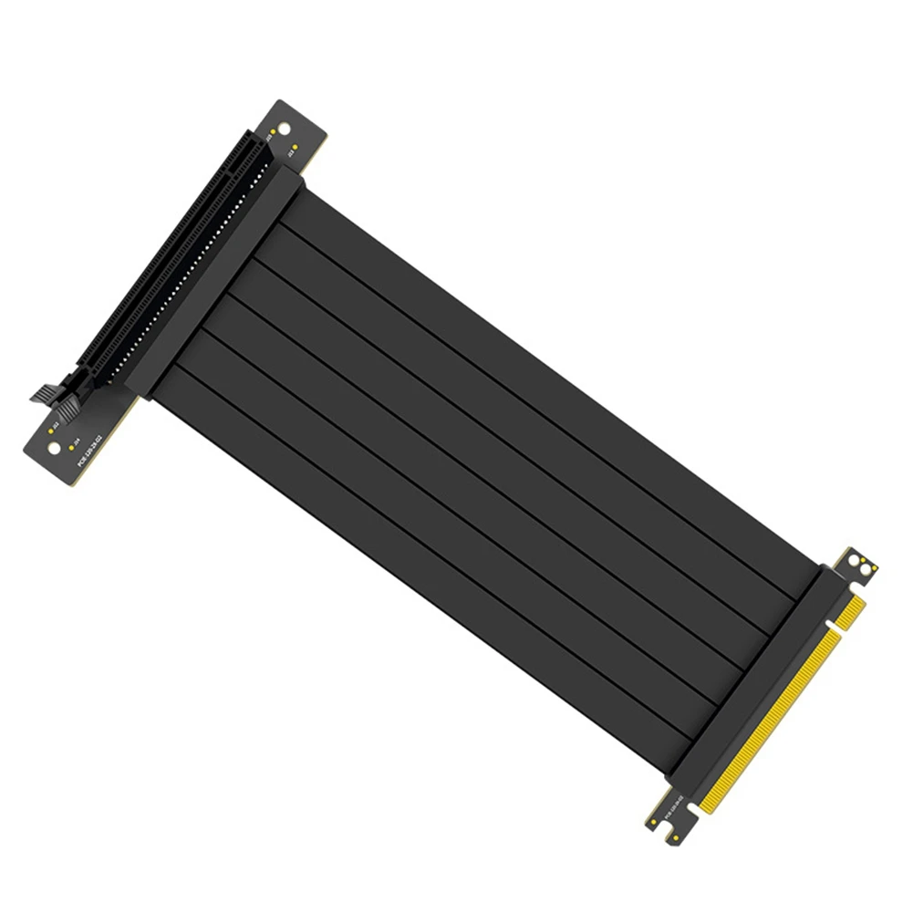 

PCIE 3.0 16X Riser Cable Graphics Card Extension Cable PCIE High Speed 16X Adapter Cable Shielded Extender