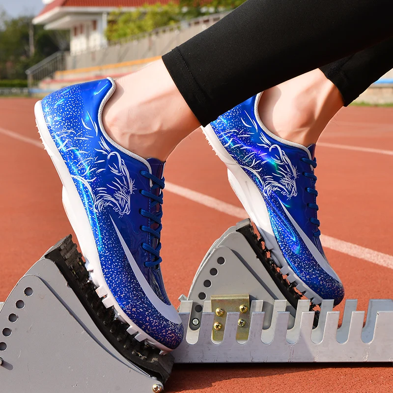 Track and Field Shoes Professional Men Women Running Training Shoes Spikes Student Competition Sprint Spikes Sneakers