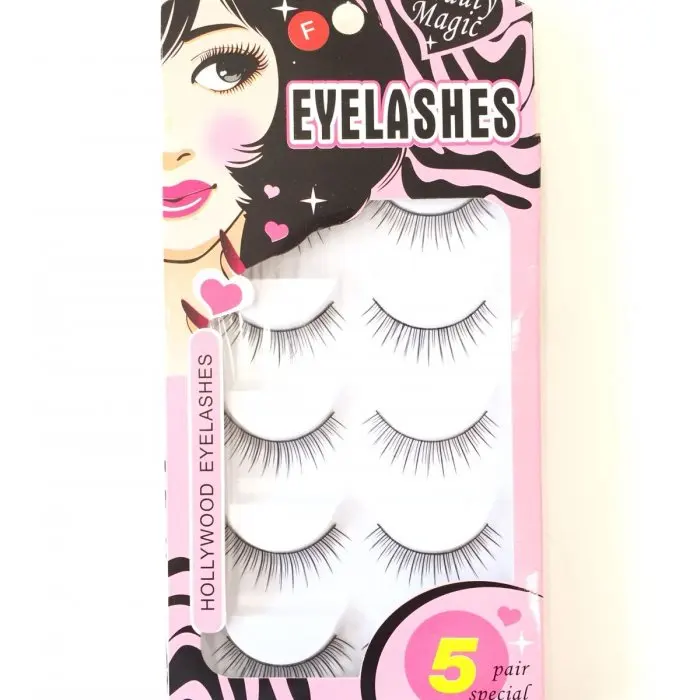 

5 pcs Hollywood eyelash 262 ergonomic design practical products