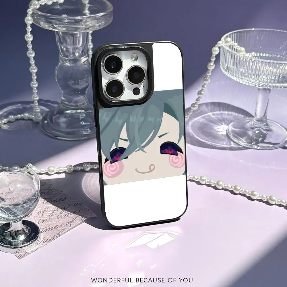 Фото Горячая новинка: Чехол для iPhone 17, 16, 15, 14, 13, 12 Pro Max с узором постеров персонажей игры Lohen Man, из овчины, с серебристой окантовкой, защитный №4
