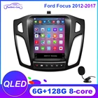 Автомагнитола Tesla с экраном, мультимедийный проигрыватель на платформе Android, GPS-навигатор для Ford Focus 3 Mk 3 2011 2012 2013 - 2018