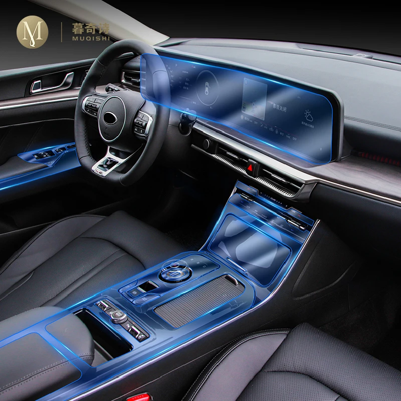 

For Kia K5 Kaiku 2020-2022 Car Interior Center console Transparent TPU Protective film Anti-scratc Repair film Accessories Refit