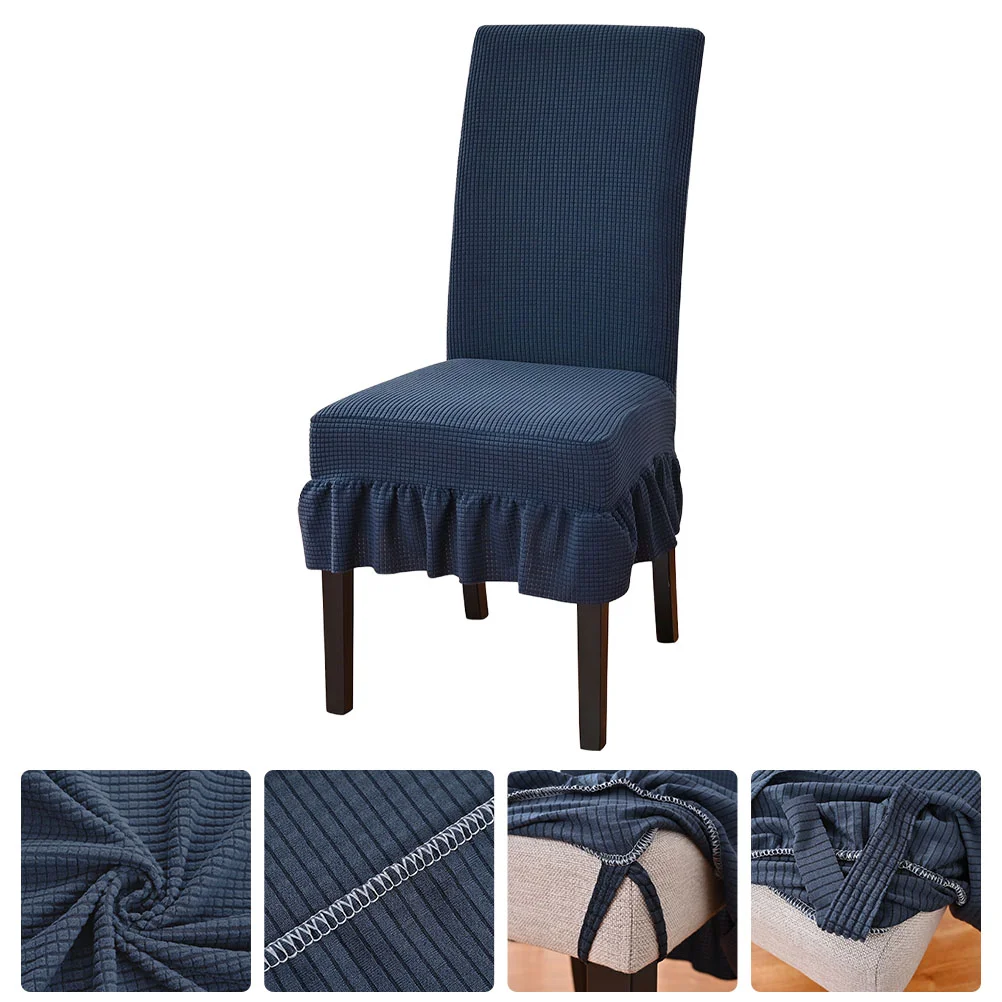 

Chair Covers Cover Dining Protector Slipcovers Roomelastic Stretch Slipcover Skirt Kitchen Washable Furniture Armchair