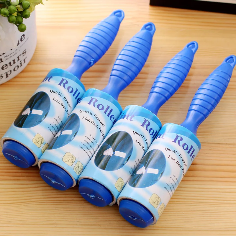 

High Quality 40/50 Sheets With Handle Brush Dust Remover Sticky Clothes Pet Dog Hair Fabric Fluff Roller Cleaner Accessories