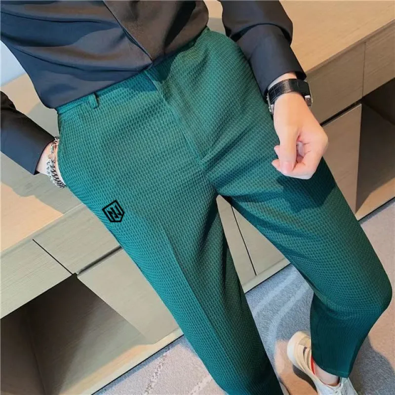 Men's Golf Clothing Golf Pants 2023 Spring Horse Golf Wear Men Elastic Casual Trousers Men Golf Wear Malbon Golf Pants