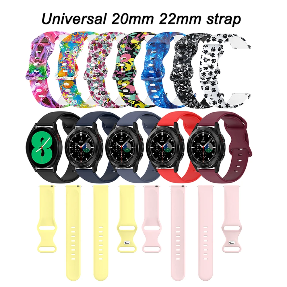 

20mm 22mm Lug Band Universal Strap For Amazfit GTS/Garmin VivoActive/Huawei Watch 2/2e 42mm/Samsung Galaxy Watch Active Bracelet